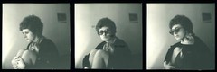 3x Pretty Woman in Various Poses – 1970s – Photo 6x6cm
