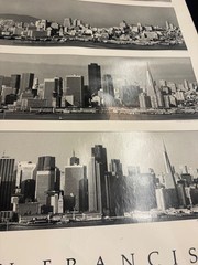 1915 To 1992 Photolithography Of San Francisco Framed