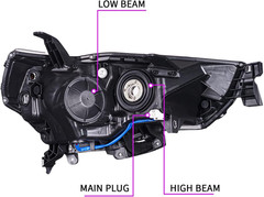 – for Toyota 4Runner Headlights Assembly 2014-2020,Driver Side | OE Factory Styl