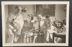 Photo Portrait Man Pet Cat Family Apartment Berlin Painting Flower Vase Lamp