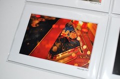 Set of 4 Matted Prints Vintage Pinball Photos Machines Retro EAO 5×7