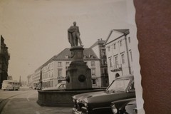 Great old photo-monument marketplace Karlsruhe 30-50s