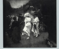 1905 1963 Edward Steichen Steeplechase Race Day Art Photo Photogravure 11 X 14