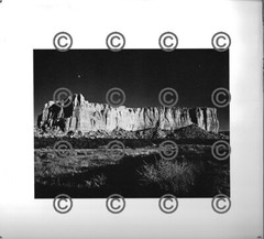 BOOK PLATE B&W Photo MORLEY BAER Enchanted Mesa, near Acoma 1973 9X9.5″