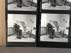 NEWLY FOUND Hendrickson PHOTO Contact Sheet Proof Negatives HOUSE DOCTOR & CHILD