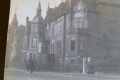 Great old negative – buildings unknown to me – location 1900-1920