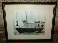Nautical 12″ x 15″ Framed 8 x 10 SAILBOAT SAILING YACHT Ship Boat MC6299HA RACE