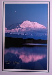 Johnny Johnson «Denali Sunset» Ltd Ed Print 823/950 Signed 1987 Framed