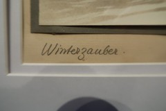 Albert Steiner St. Moritz Vintage Silver Print Photograph Pencil Signed/Titled