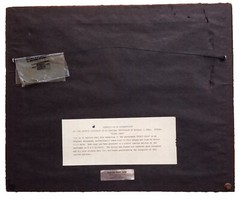 1981 FIRST SNOW FRAMED SERIGRAPH, VINCE MACE, MICHAEL J. FELL, PHILADELPHIA, PA