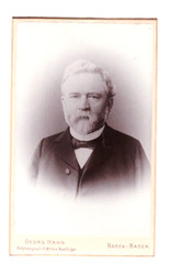 CDV photo around 1900, Doctor Clinic Baden-Baden