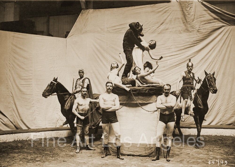 Maurice-Louis Branger Photo, Circus Act in Paris, 1900s