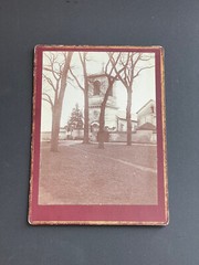 Photo Of The City Of Beny? Late 19th Century Landscape With Romanesque Church