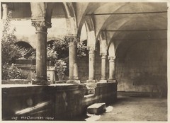 Cloister Trogir Trau Split Dalmatian Croatia Photo Vintage Analogue