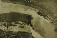 Vintage 3PC Lot WWII Era US B&W Photos NIAGARA FALLS Aerial View 7.5″ X 9.5″