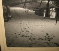 Original PAUL LEWIS ANDERSON ‘Central Park’ Winter NEW YORK CITY Gelatin PHOTO