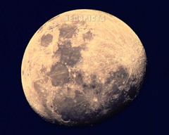 Moon Art 8×10 inch Print Rising Moon at Dusk (Waxing Gibbous 88 Percent) MB0907