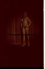 Z5946 Negative 1960s American Social History Topless Girl Jeani Monroe Pinup Nude