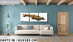 Reptilian Royalty: Gila Monster Wall Art Metal Acrylic Print Reptile Photography