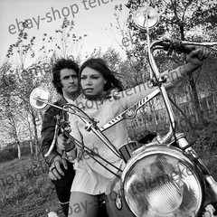 orig. Foto Film „Sex auf Rädern“ BMW Motorrad R 69 S Hippies München Haar 1971