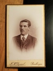 Man with beard portrait/CDV F. M. Depaul Riedlingen