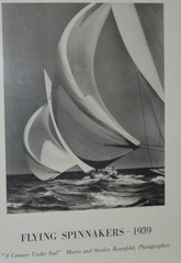 22X30 YACHT PHOTO POSTER WALL HANGING SEALED ROSENFELD PHOTOGRPAHY BLACK WHITE