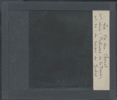 The Kiss of Judas Glass Plate Positive Photograph Black and White 8,5×10 cm