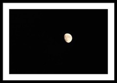 The Silent Moon- glossy fine art photographic images 24x36Framed Print