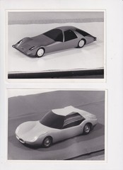 Car: Design Studies around 1967: 6 SW Photographs 13/18 – 6 Models from Advertising Agency