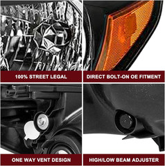 Headlight Assembly Replacement for 2012 2013 2014 Honda CR-V OE Style Headlamp H