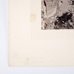 Francis Frith British Albumen Photograph Nile Rock of Abusir Egypt 19th C
