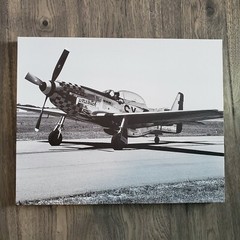 P-51 Mustang 16″x20″x1.25″ Vintage Aircraft Canvas Print
