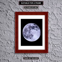 Full Moon Phase Home & Office Wall Decor, 8×10 inch Photo Print M1310