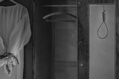 Fine Art Photography Signed Ltd Edition SURREAL Closet Suicide Death by Hanging