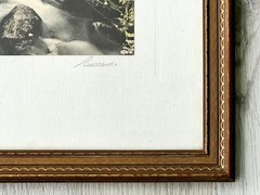 Hall Burrowes «A Maine Brook» Hand Colored Photo Nutting Peer