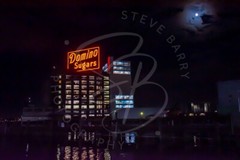 Domino Sugars Neon Sign Baltimore 8×12 Print Metallic Paper