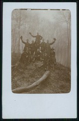 12x Real Photo Postcard Portrait People Groups in Forest and Nature 1910-1920s