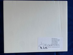 Bill Coleman Amish Photograph – girl walking down lane – Signed & Matted