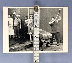 Greek Strongman Gust Lessis, 1926 – Fotofolio Art Photo Print Card 4.25”x6”