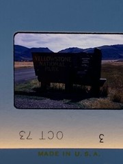 Lot Of 40 Vintage 1970’s Yellowstone National Park 35mm Color Slides 2-9-6