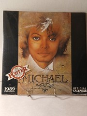 Michael Jackson Bad Era RARE Official 1989 16 Month Edition Calender