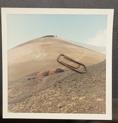 Photo View 1966 Etna Sicily Italy Color Volcano Landscape Vintage Art