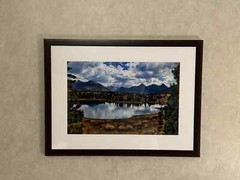 8»x12» matted photo print, fall at Molas lake, San Juan national forest