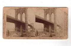 Stereoscopy Brooklyn Bridge / New York / USA
