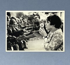 Marc Riboud (1923-2016) ICP Photo Print Card 4×6” Pentagon March Protest 1967