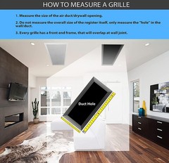 10″ x 12″ or 12″ x 10″ Cube Core Eggcrate Return Air Grille – Aluminum Rust P…