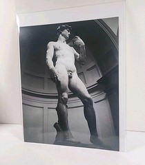 Vintage (Reprint) 8X10 Photograph David By Michelangelo 1973 Italy Black & White