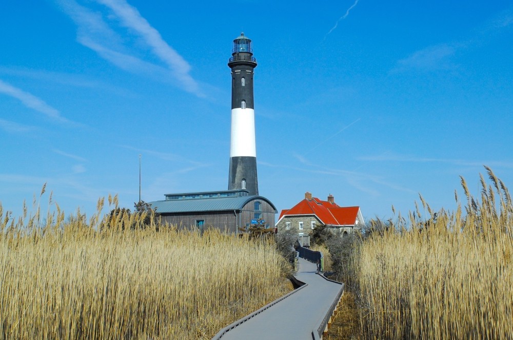 Robert Moses Lighthouse Fire Island NY Metal Print | Wall Art Photo New York