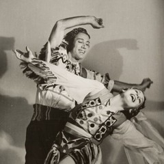 Siegfried Enkelmann vint. gelatin silver print, Mia Slavenska Olympic Games 1936