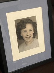 Vintage COPY School Girl 🦋Picture Framed Size Is 15 X 12